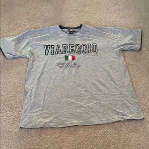 Viareggio Italia Gray T-Shirt size L
